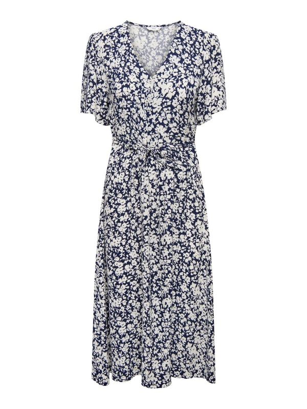 ONLY ONLY Košulja haljina 'Halia'  noćno plava / bijela