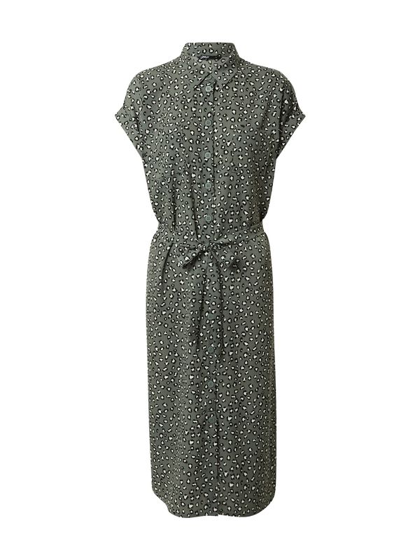 ONLY ONLY Košulja haljina 'Hannover'  kaki / crna / bijela