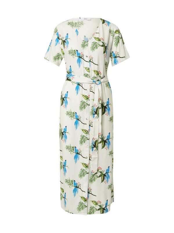 ONLY ONLY Košulja haljina 'STORMI'  svijetloplava / žuta / maslinasta / svijetloroza / bijela