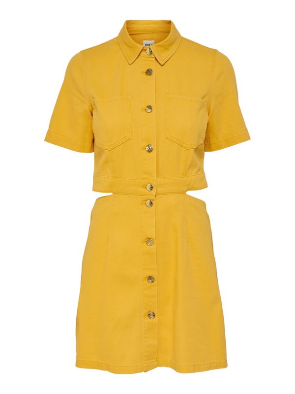 ONLY ONLY Košulja haljina  zlatno žuta
