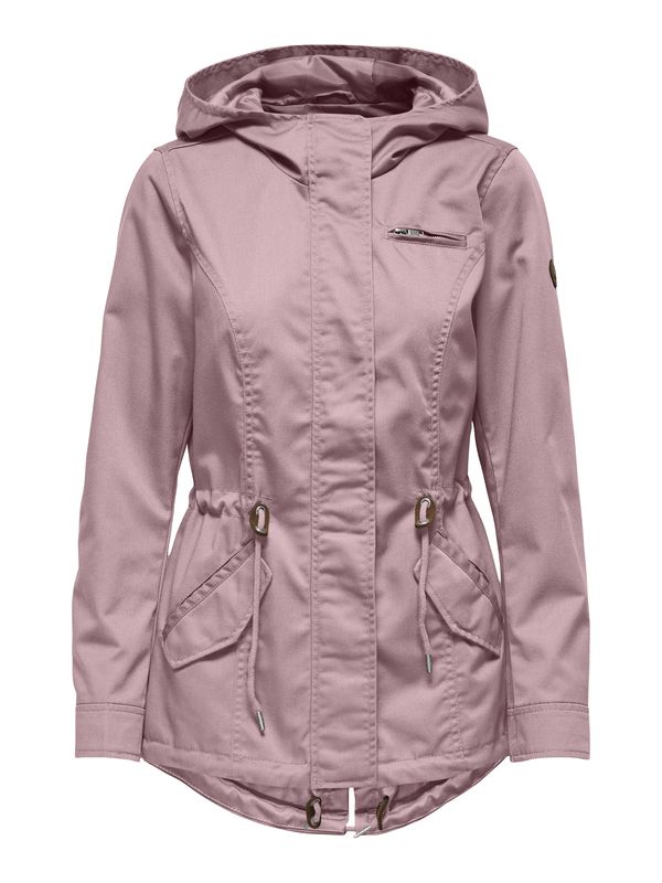 ONLY ONLY Lagana parka  sivkasto ljubičasta (mauve)