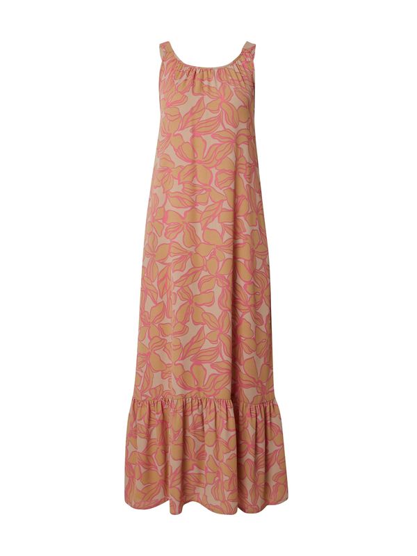 ONLY ONLY Ljetna haljina 'ALMA'  smeđa / cappuccino / roza