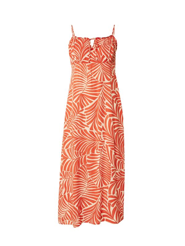 ONLY ONLY Ljetna haljina 'Nelly'  tamno narančasta / bijela