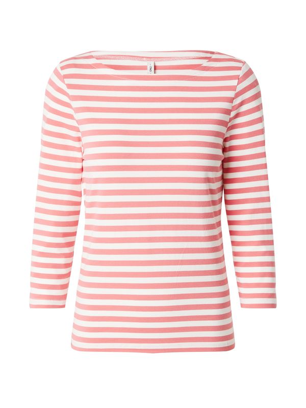 ONLY ONLY Majica 'FIFI LIFE'  koraljna / bijela