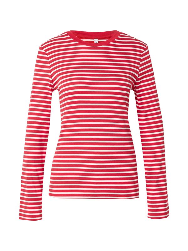 ONLY ONLY Majica  krvavo crvena / bijela