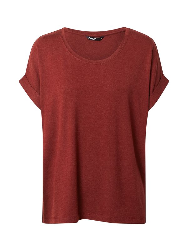 ONLY ONLY Majica 'Moster'  hrđavo crvena