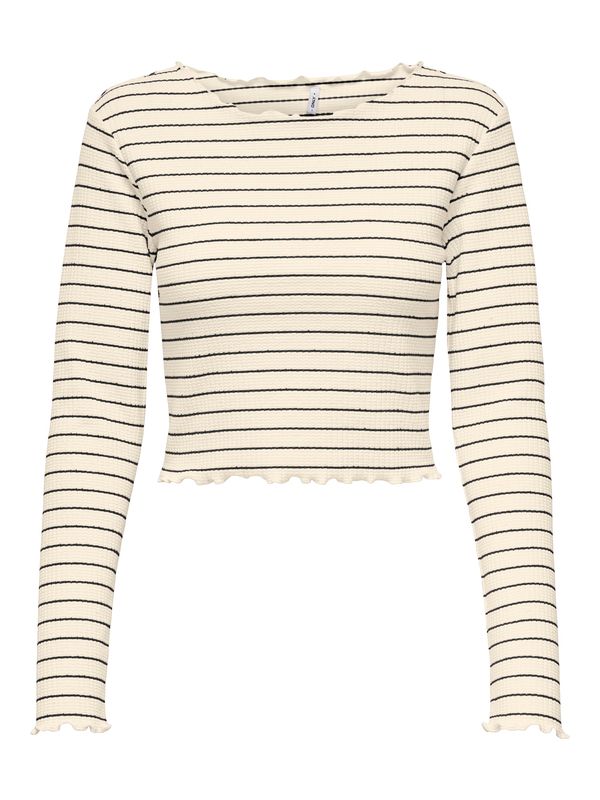 ONLY ONLY Majica 'ONLANITS'  crna / vuneno bijela