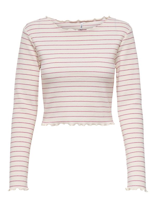 ONLY ONLY Majica 'ONLANITS'  fuksija / vuneno bijela