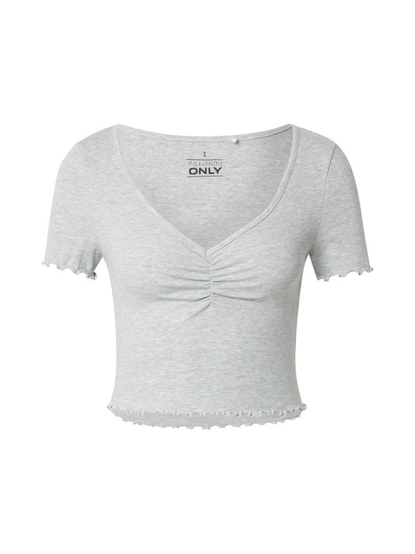 ONLY ONLY Majica 'ONLBETTY'  svijetlosiva