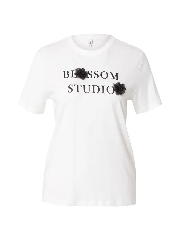 ONLY ONLY Majica 'ONLBLOSSOM'  crna / bijela