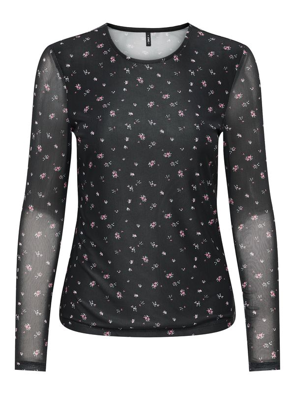 ONLY ONLY Majica 'ONLERICA'  menta / roza / crna / bijela