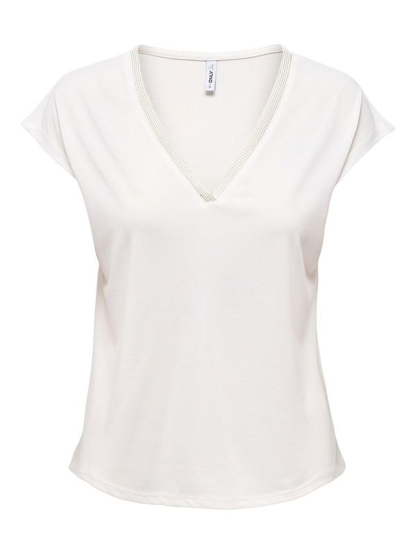 ONLY ONLY Majica 'ONLFree'  srebro / bijela