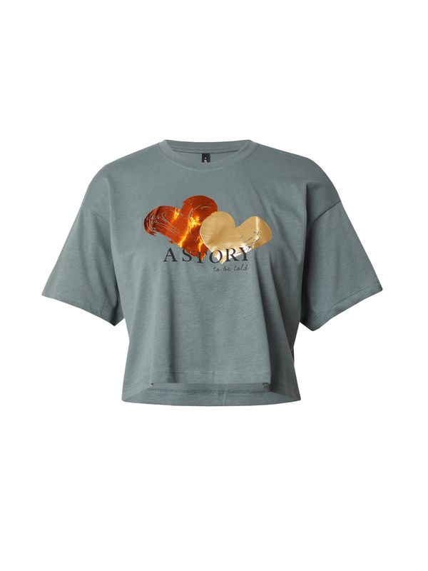 ONLY ONLY Majica 'ONLHENNY'  žuta / kraljevski zelena / crvena