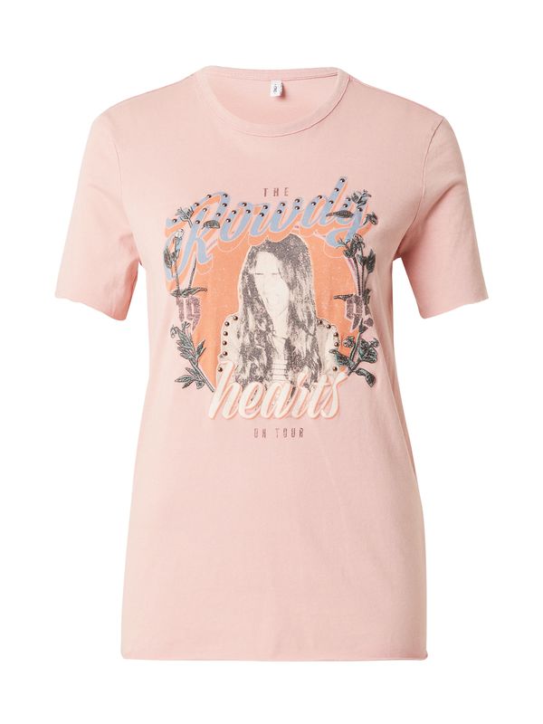 ONLY ONLY Majica 'ONLLUCY'  svijetloplava / koraljna / roza / bijela