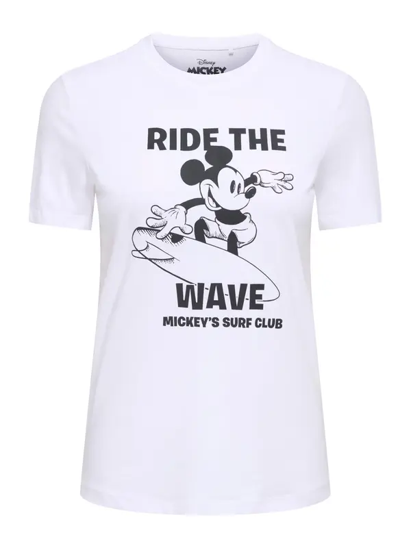 ONLY ONLY Majica 'ONLMICKEY'  crna / bijela