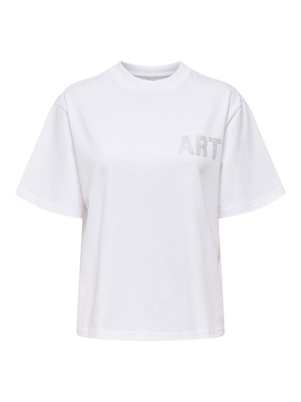 ONLY ONLY Majica 'ONLRIRI'  prozirna / bijela