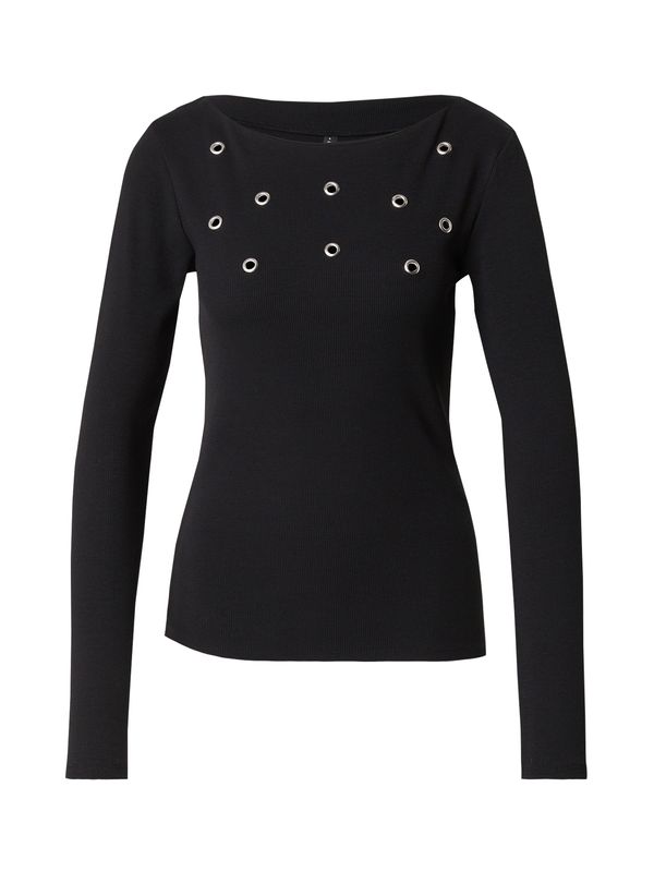 ONLY ONLY Majica 'ONLVIDYA'  crna / srebro