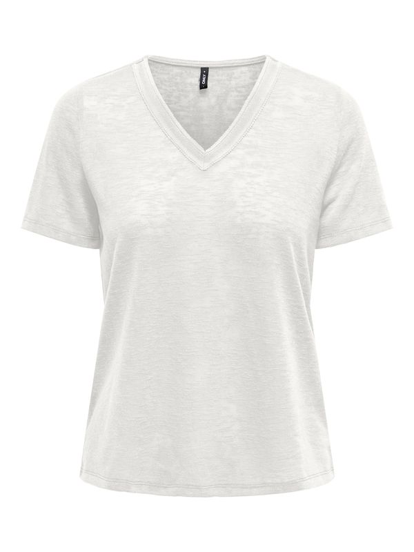 ONLY ONLY Majica 'ONLZOLA'  bijela melange