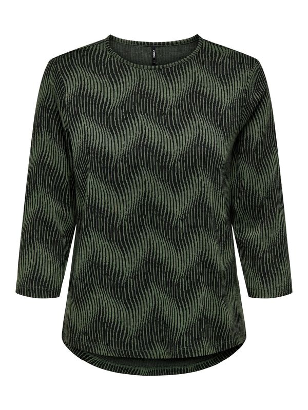 ONLY ONLY Majica 'TORA'  kaki / tamno zelena