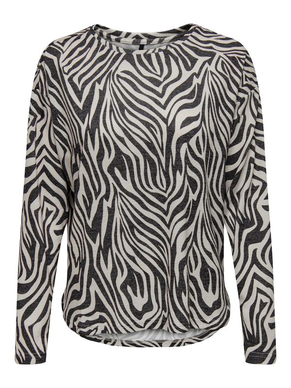 ONLY ONLY Majica 'TURIS'  bež / crna