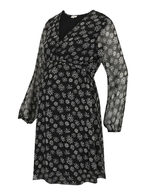 Only Maternity Only Maternity Haljina 'OLMCERA'  crna / bijela