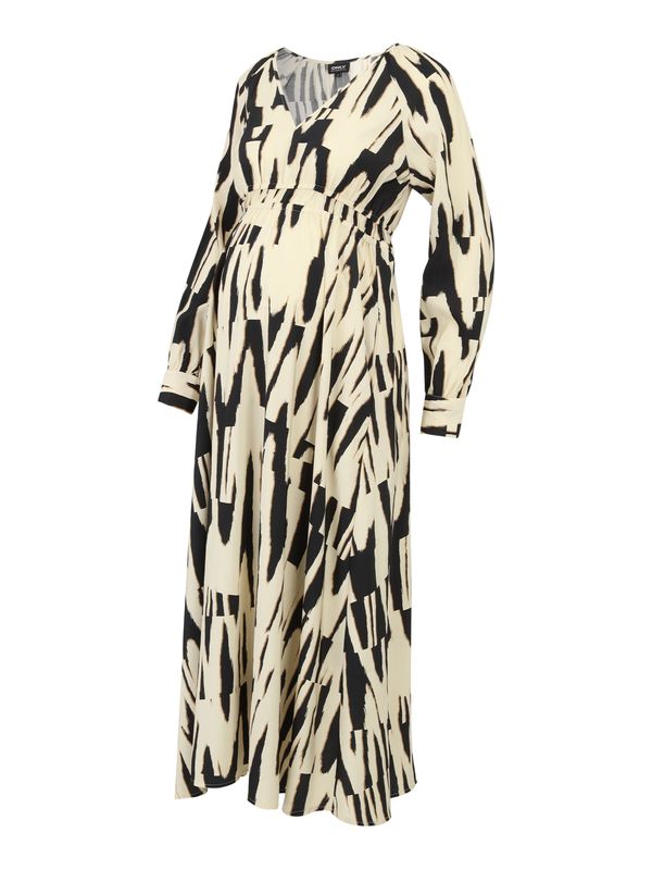 Only Maternity Only Maternity Haljina 'OLMMILA'  bež / crna