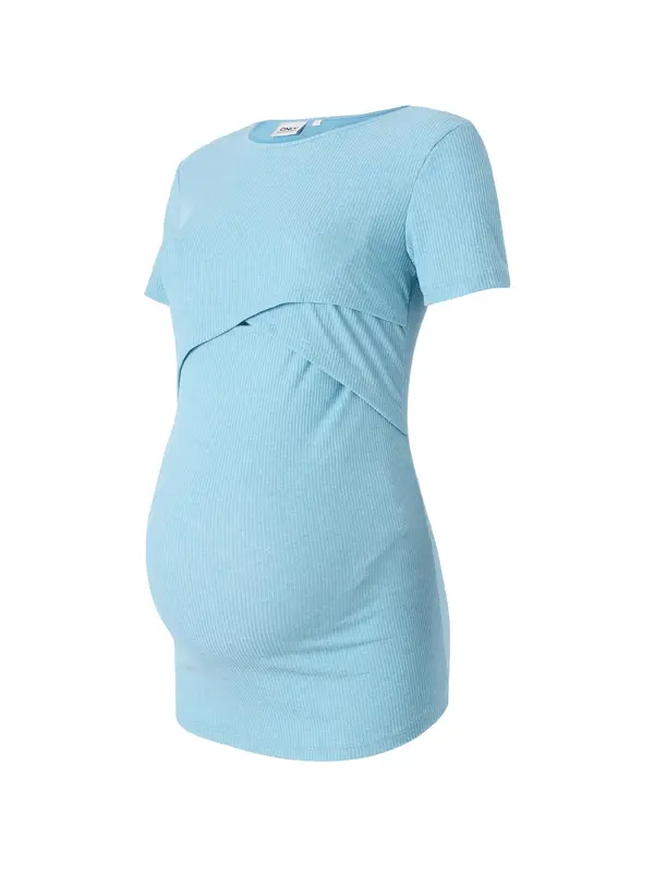 Only Maternity Only Maternity Majica 'OLMEMMA DUA'  svijetloplava
