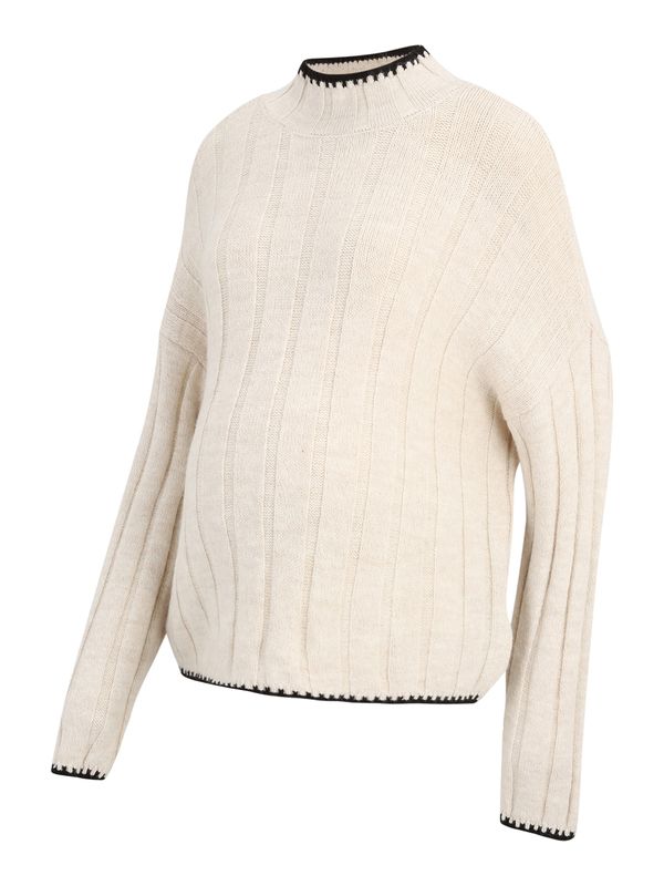 Only Maternity Only Maternity Pulover 'OLMCHICK'  kameno siva / crna