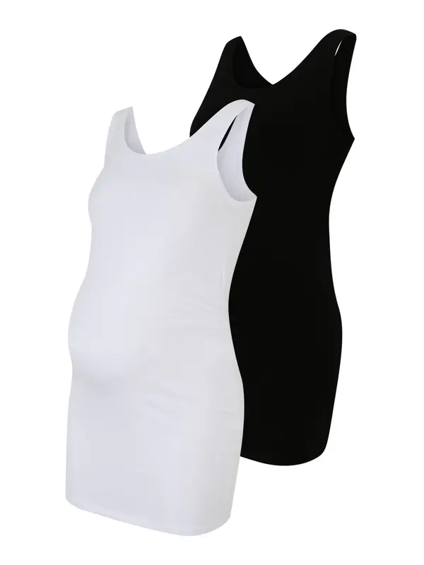 Only Maternity Only Maternity Top  crna / bijela