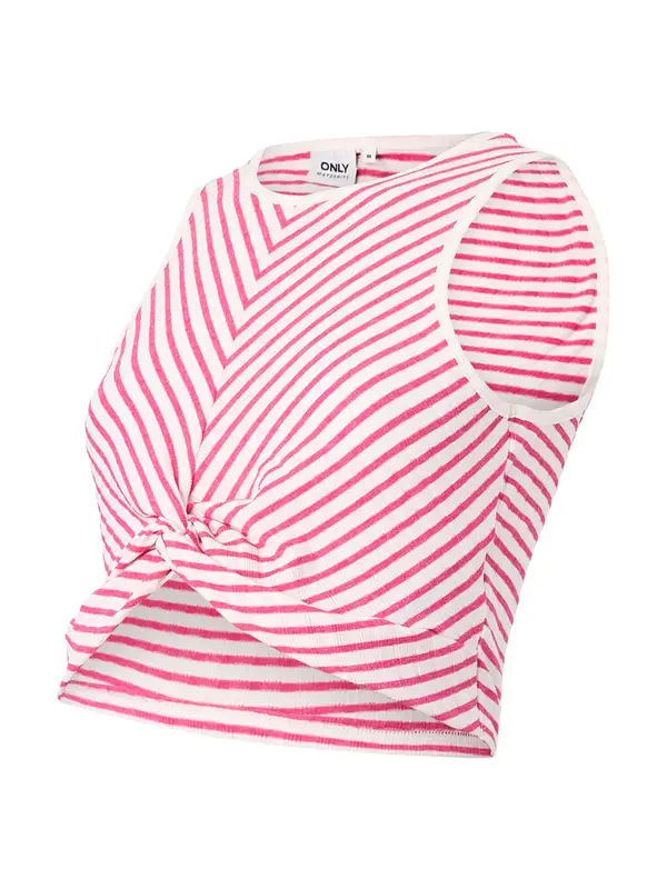 Only Maternity Only Maternity Top 'OLMSANDY'  roza / bijela