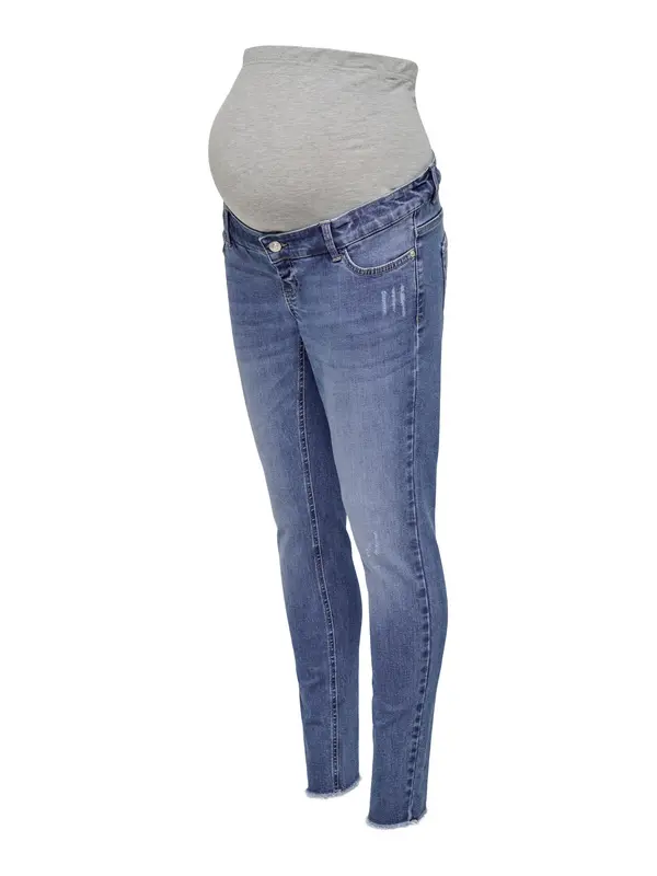 Only Maternity Only Maternity Traperice 'OLMBLUSH'  plavi traper / svijetlosiva