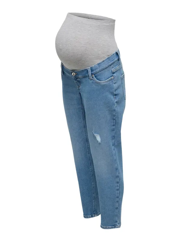 Only Maternity Only Maternity Traperice 'OLMCatwalk'  plavi traper / svijetlosiva