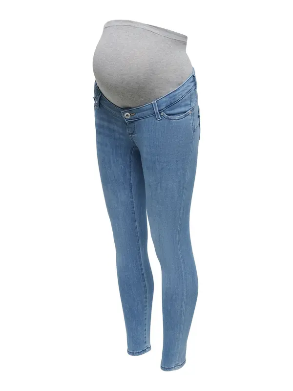 Only Maternity Only Maternity Traperice 'OLMPower'  plavi traper / siva melange