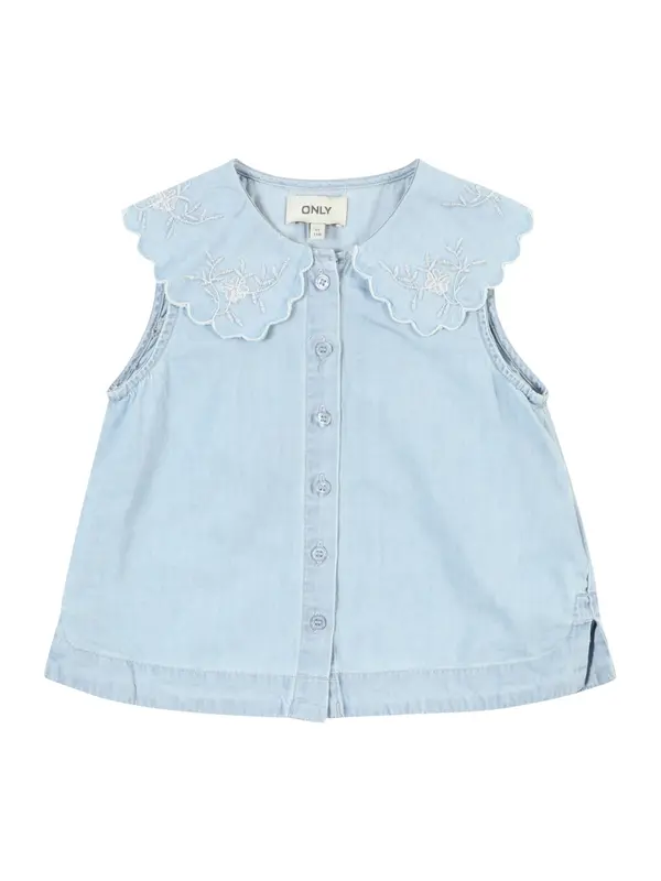 Only Mini Only Mini Bluza 'KMGBEA'  svijetloplava / bijela