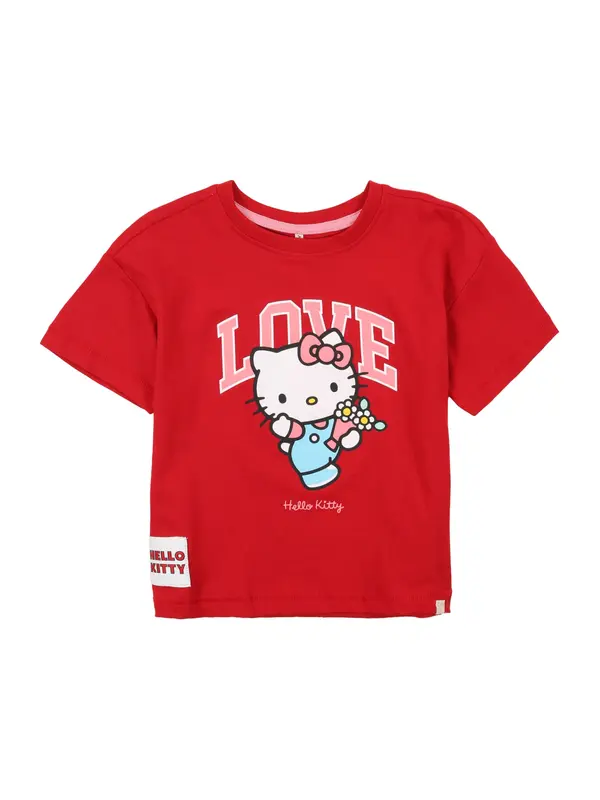 Only Mini Only Mini Majica 'KMGKitty'  roza / crvena / crna / bijela