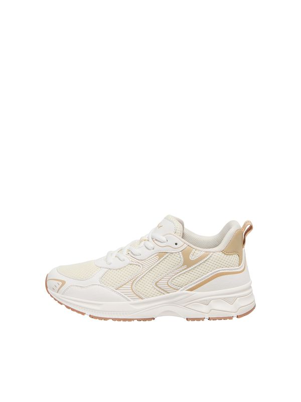 ONLY ONLY Niske tenisice 'ONLJADE'  boja devine dlake (camel) / bijela / vuneno bijela