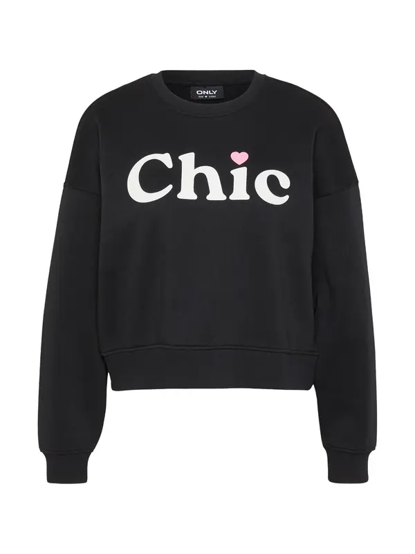 Only Petite Only Petite Sweater majica 'ONLBEST'  svijetloroza / crna / bijela