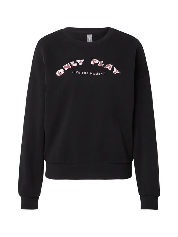 ONLY PLAY ONLY PLAY Sportska sweater majica 'ONPConfi'  roza / crna / bijela