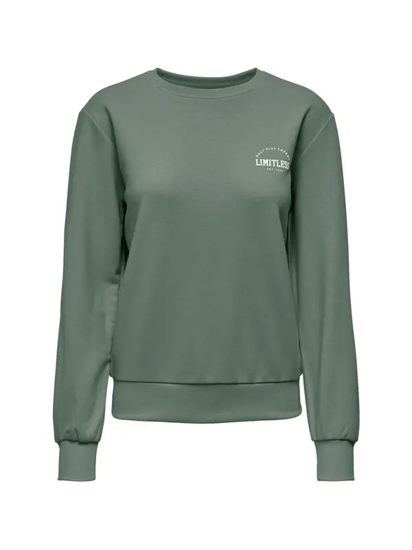 ONLY PLAY ONLY PLAY Sweater majica 'Cava Life'  zelena / bijela