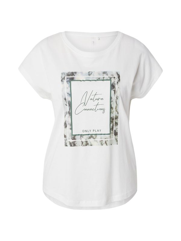 ONLY PLAY ONLY PLAY Tehnička sportska majica 'ONPAUB-ARI'  svijetlosiva / žad / pastelno zelena / bijela