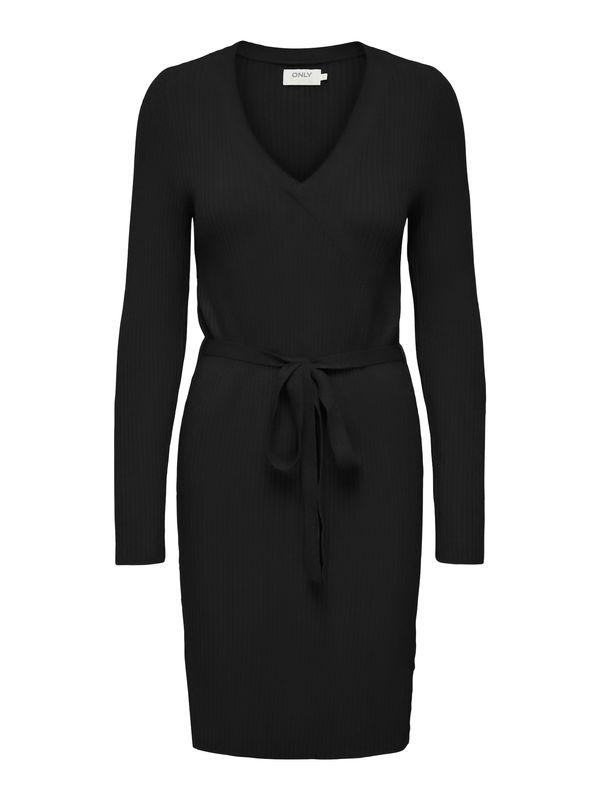 ONLY ONLY Pletena haljina 'ONLVENLO'  crna