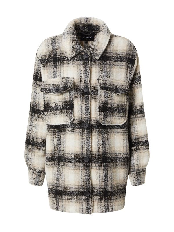ONLY ONLY Prijelazna jakna 'Allison'  bež / crna / bijela