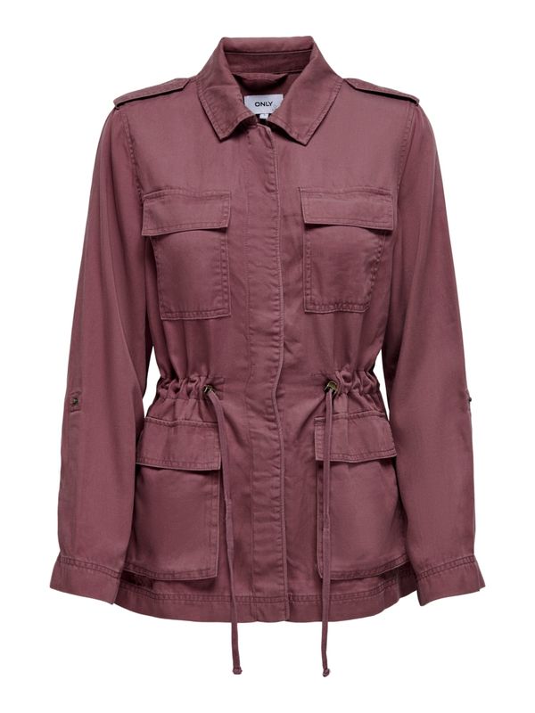 ONLY ONLY Prijelazna jakna 'Kenya'  crvena ljubičasta