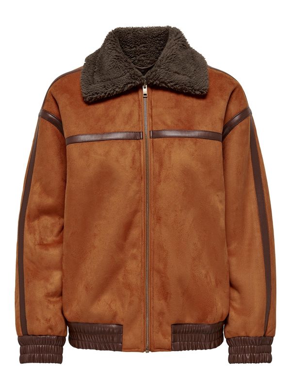 ONLY ONLY Prijelazna jakna 'LUNA'  smeđa / tamno smeđa