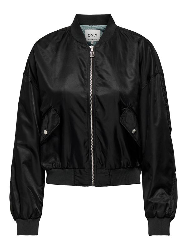 ONLY ONLY Prijelazna jakna 'ONLTATJANO'  crna / bijela