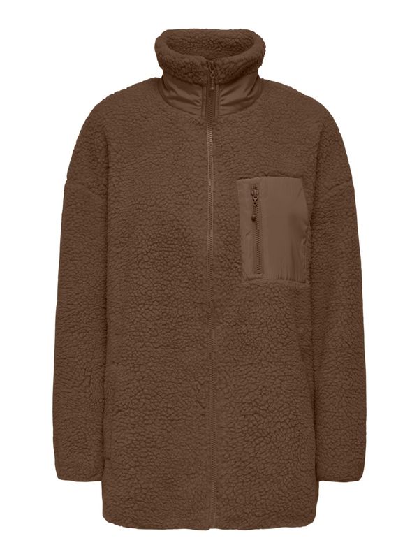 ONLY ONLY Prijelazna jakna 'TRACY'  smeđa / tamno smeđa