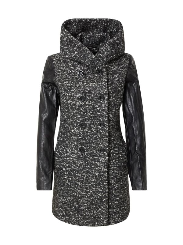 ONLY ONLY Prijelazni kaput  crna / crna melange