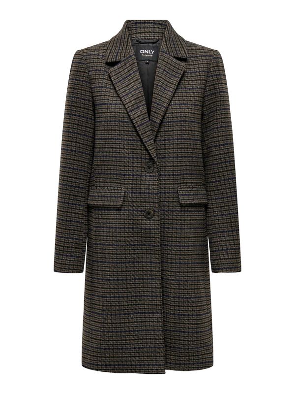 ONLY ONLY Prijelazni kaput 'NANNA'  mornarsko plava / čokolada / crna