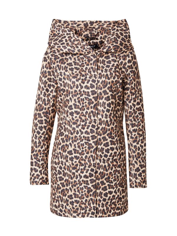 ONLY ONLY Prijelazni kaput 'ONLSEDONA'  svijetlobež / tamno bež / crna