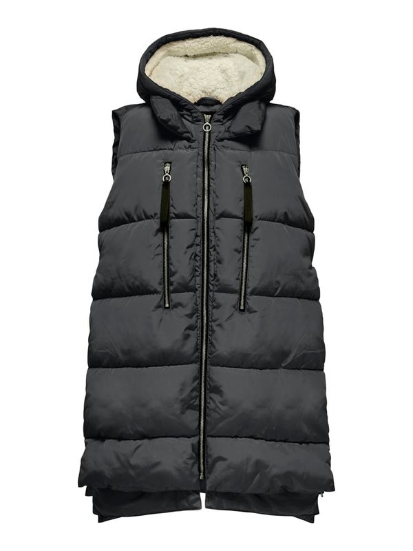 ONLY ONLY Prsluk 'ONLNew Nora'  antracit siva